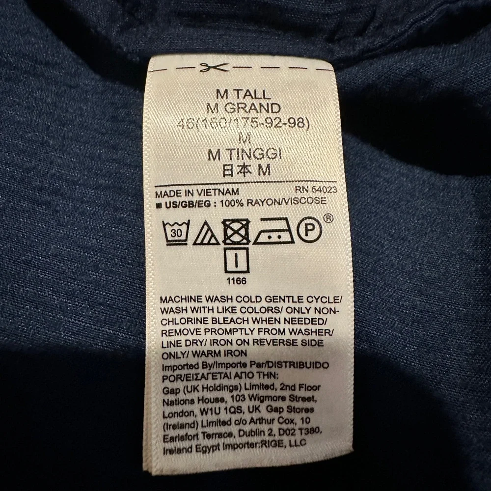 GAP Navy Blue Long Sleeve Corduroy Dress - Picture 4 of 6